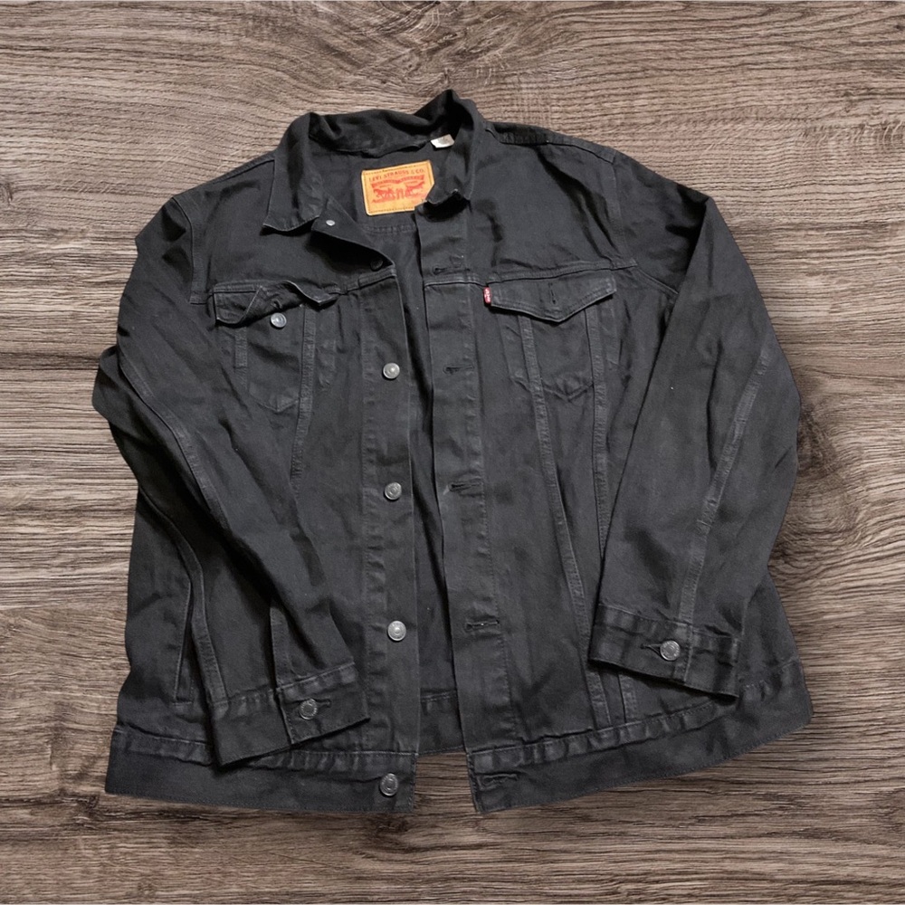 Levi Signature Black Denim Jacket